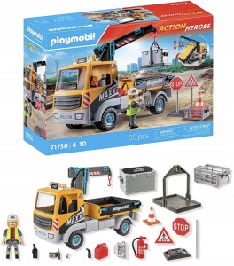 Klocki Playmobil 71750 Ciężarówka budowlana z dźwigiem