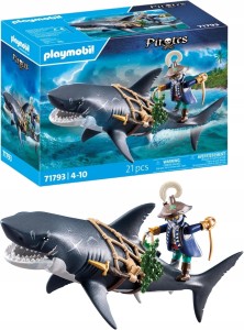 Klocki Playmobil 71793 Rekin olbrzym z piratem Pirates