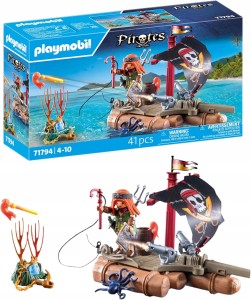 Klocki Playmobil 71794 Piracka tratwa ze skarbem Pirates