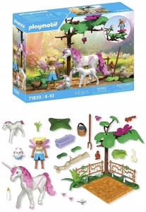 Playmobil 71839 Magiczna stajnia jednorożców dla mamy i źrebaka