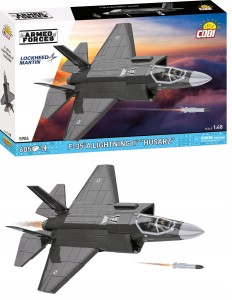 Klocki COBI 5904 F-35A Lightning II "Husarz" polski myśliwiec bojowy