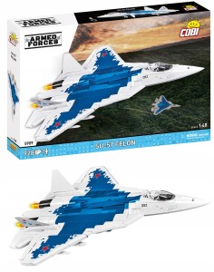 Klocki COBI 5909 samolot Su-57 Felon rosyjski myśliwiec 5 generacji
