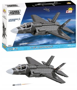 Klocki COBI myśliwiec bojowy 5912 F-35B Lightning II samolot wielozadaniowy