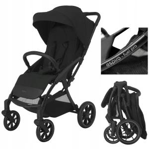 Wózek spacerowy spacerówka fuel pro| 10 dynamic black ESPIRO