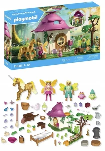 Playmobil 71838 Przytulny dom wróżek i złoty jednorożec