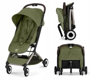 Cybex Orfeo Wózek Spacerowy Rama Black Moss Green 2026