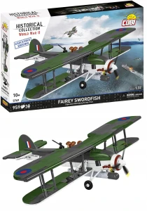 KLOCKI Cobi 5769 Fairey Swordfish Executive WWII Samolot 959