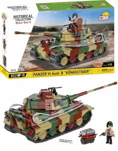 Klocki COBI 3113 Czołg Panzer VI Ausf. B Königstiger niemiecka armia