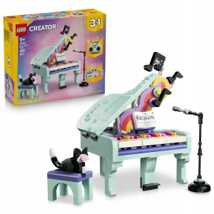 KLOCKI LEGO Creator 3w1 31392 Dekoracyjny fortepian z kotem
