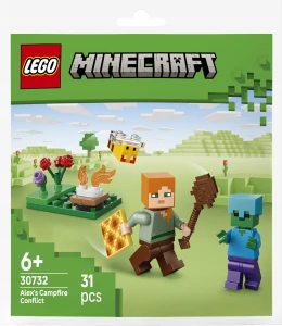 LEGO Minecraft 30732 Potyczka Alex przy ognisku Lego saszetka