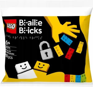 KLOCKI LEGO BRAILLE BRICKS Klocki Zabawa z alfabetem Braille'a 30711