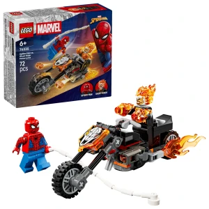 KLOCKI LEGO Super Heroes 76335 Spider-Man kontra Ghost Rider na motocyklu
