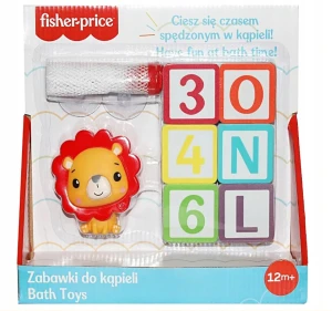 FISHER PRICE ZABAWKA DO KĄPIELI CYFERKI+LEW
