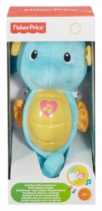 FISHER PRICE USPOKAJACZ KONIK MORSKI NIEBIESKI ŚWIATEŁKO DŹWIĘK DGH82